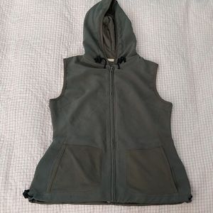 ProForm hooded olive green vest